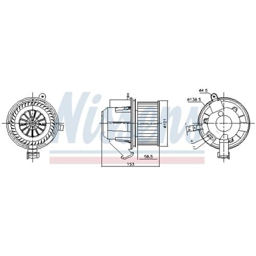 Interieurventilatie NISSENS 87607