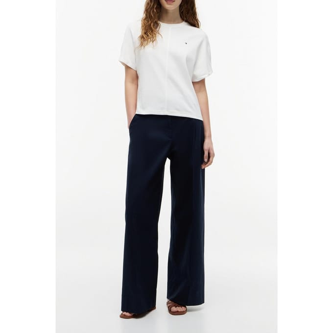 Tommy Hilfiger Cody Regular Batwing C-neck Ecru Größe: S | Hemden Outlet | Damen | Braun