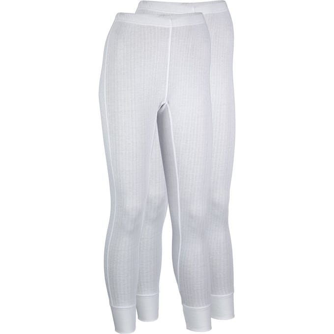 Avento - Maat 38 - Thermobroek - Dames - 2-Pack - Wit