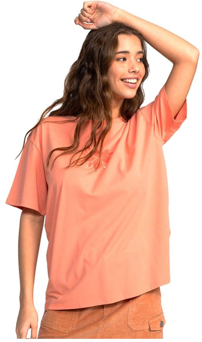 Roxy Sandunder Th B T-shirt Met Korte Mouwen Oranje S Vrouw