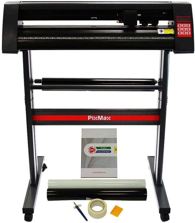 Flexistarter vinyl snijplotter - zwart - 72cm - met optisch oog