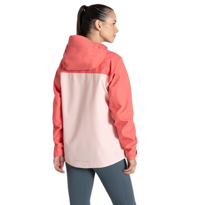 Craghoppers Dames/Dames Vanth Waterdichte Jas (Diep Koraal/Roze Perzik)