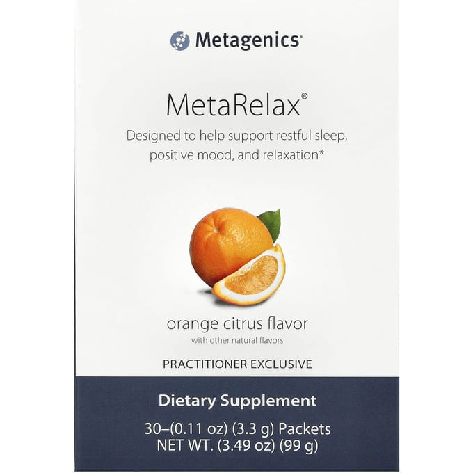 Metagenics, MetaRelax, Orange Agrumes, 30 sachets, 0,11 oz (3,3g) chaque