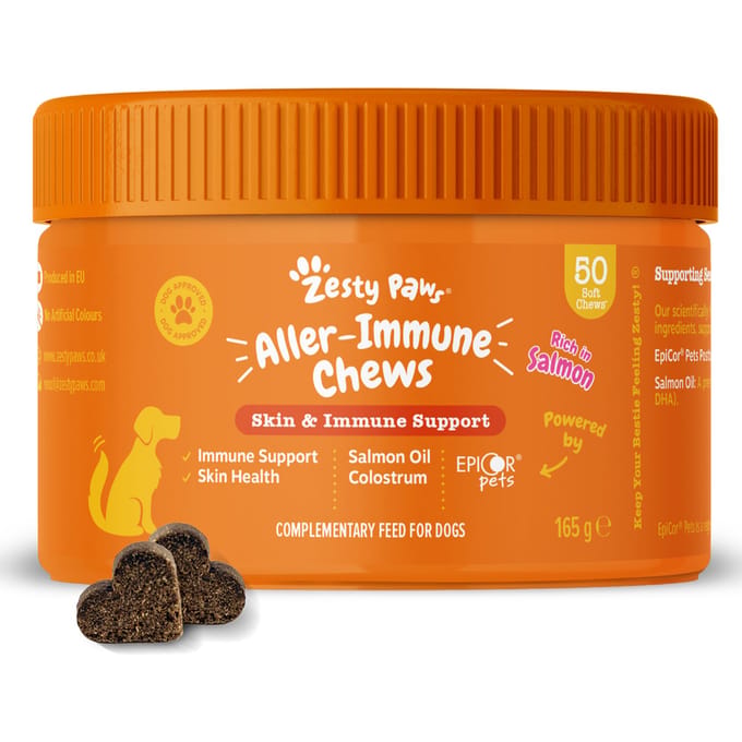 Zesty Paws Aller-Immune Chews zalm - 50 Kauwtabletten