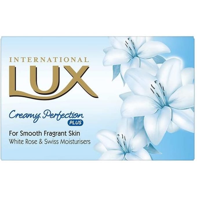 Pain de Savon Crème Blanc LUX International, 125 g white