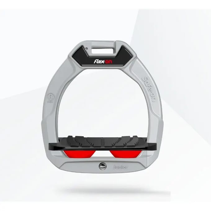 Veilige veiligheidsstrijkers Hoog Grip Aluminium/Zwart/Rood kind Flex-On Safe-On