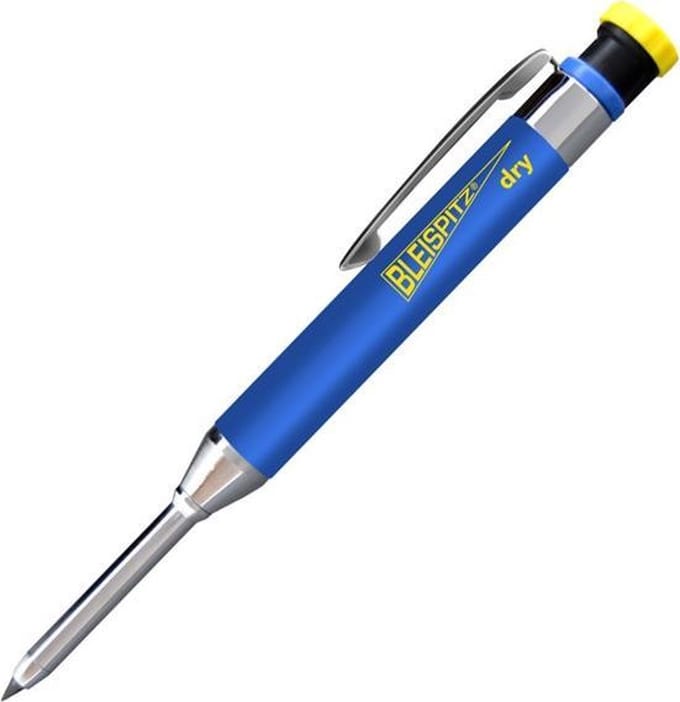 Bleispitz - Diepgat marker - Robuust metaal - Ingebouwde slijper