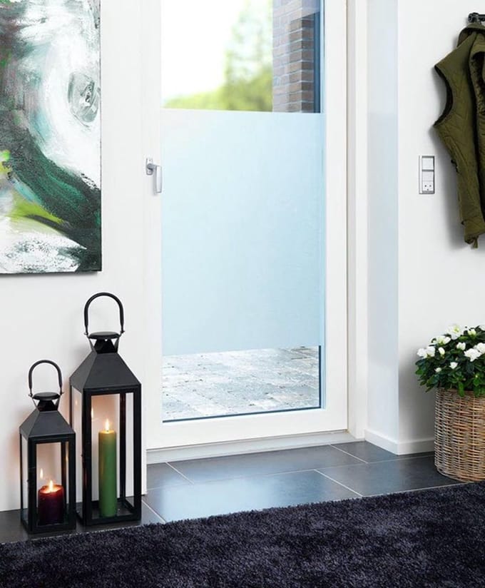 Zelfklevende Raamfolie - Matglas - 58x200 cm - Inkijkwerend