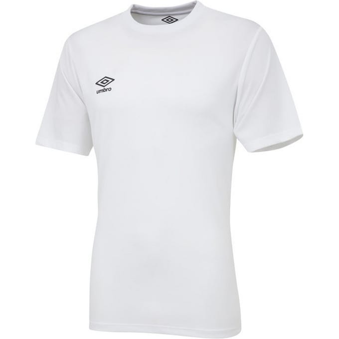 Umbro Heren Club Trui met korte mouwen (Wit)