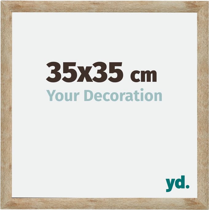 Your Decoration - Fotolijst 35x35 cm - MDF - Goud - Catania