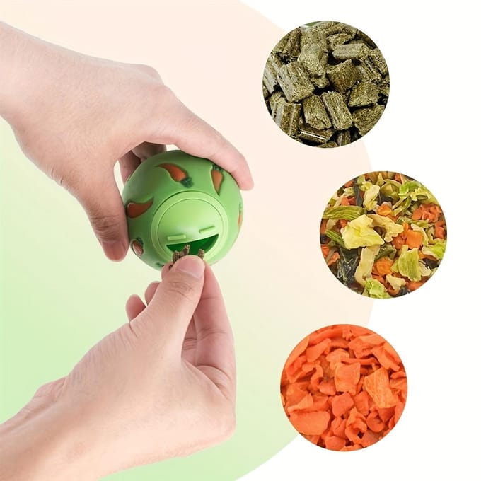 Konijn Wortel Traktatie Dispenser Bal