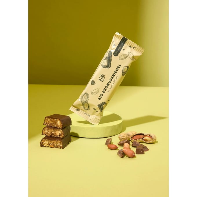 Bio pindareep met chocolade 50 g