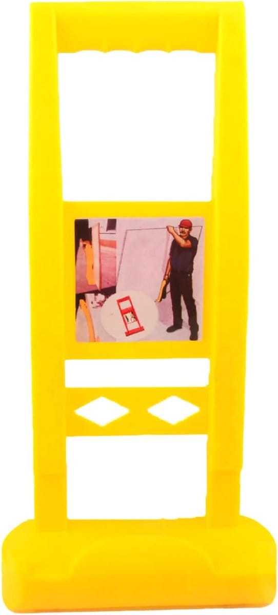 Paneeldrager - Gipsplaat Lifter - Materiaal Transport - Arbeidsbesparend Hulpmiddel - 38x16x8 cm - Geel