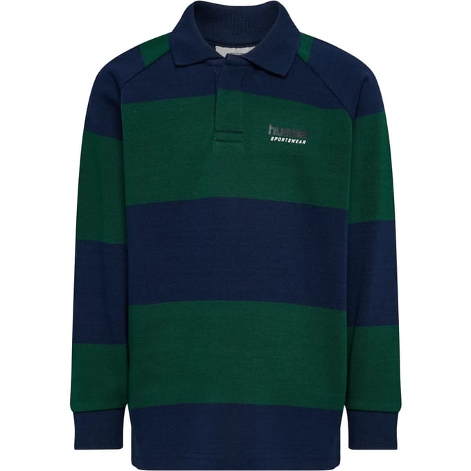 Kinderpolo met lange mouwen Hummel Striped Loose