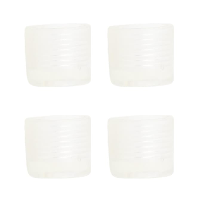 4 stuks plastic antislipvoetjes voor naaimachines van Singer, voor trillingsdemping. white