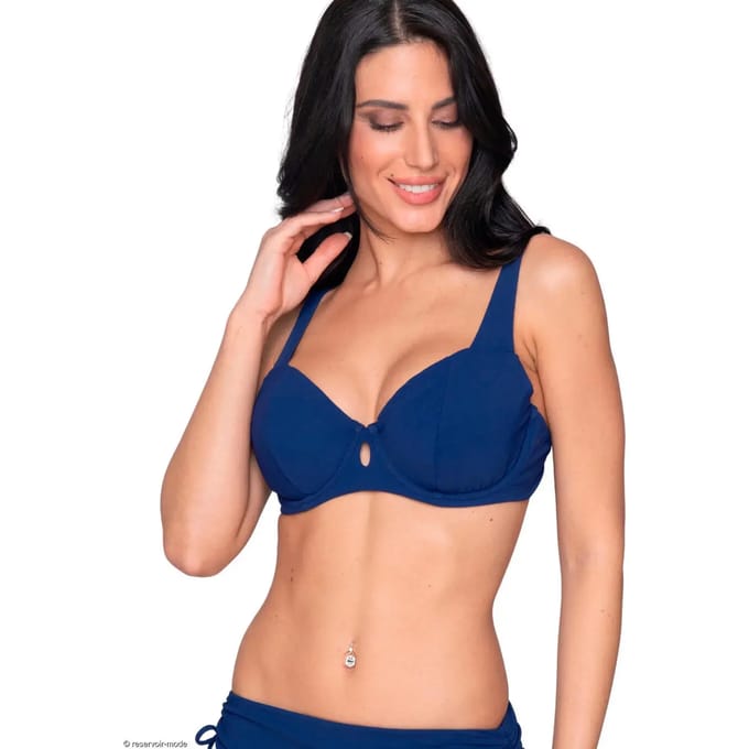 Bikini Luna Splendida Top zwemkleding balconnet niet voorgevormd BLUE SENSE