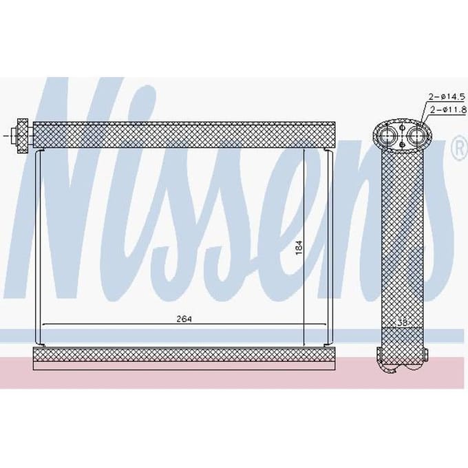 Verdamper, airconditioning NISSENS 92317