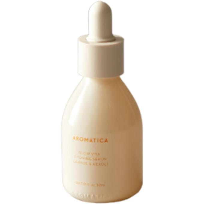 AROMATICA Sérum Tonifiant Glow Vita C Orange & Néroli 30ml Essence Éclaircissante à la Vitamine C brown
