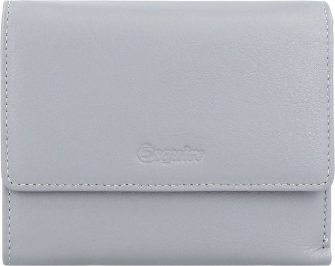 Esquire Viktoria Portemonnee RFID Leer 12 cm - Dames - Horizontaal - grau