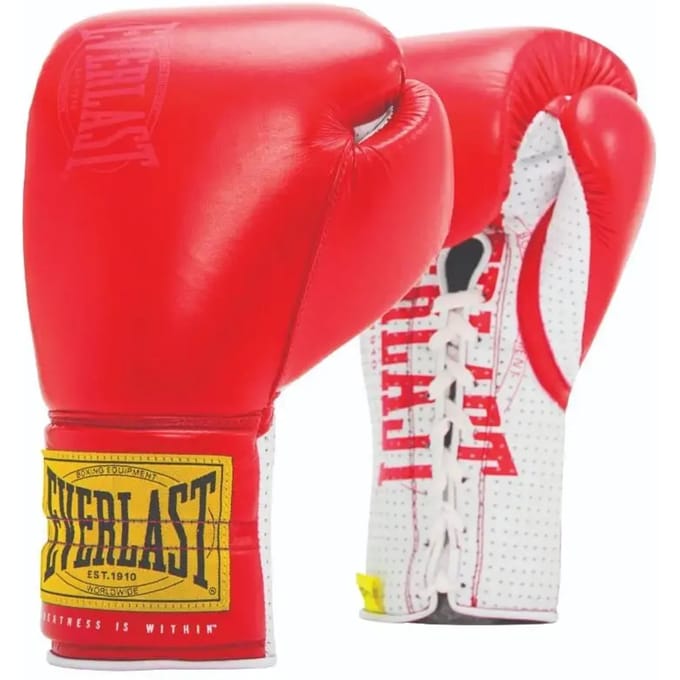 Vetersluitingen bokshandschoenen Everlast 1910