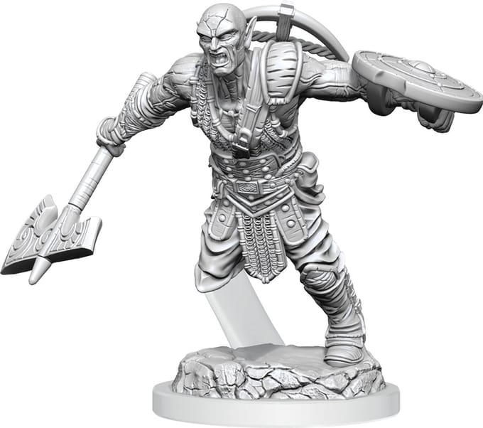 D&D Nolzur's Marvelous Miniatures Earth Genasi Fighter Male