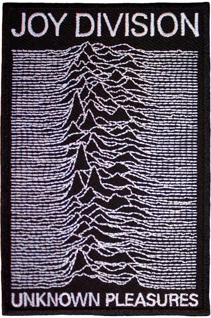 Joy Division - Unknown Pleasures Patch - Zwart