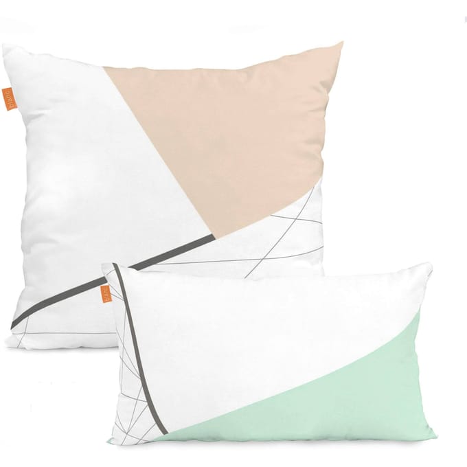 Set van 2 kussenhoezen Lake | Blanc