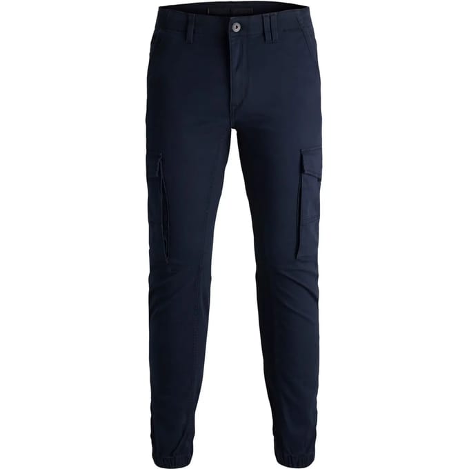 JACK&JONES JUNIOR JPSTPAUL JJFLAKE AKM 542 NAVY NOOS JNR Jongens Broek - Maat 170