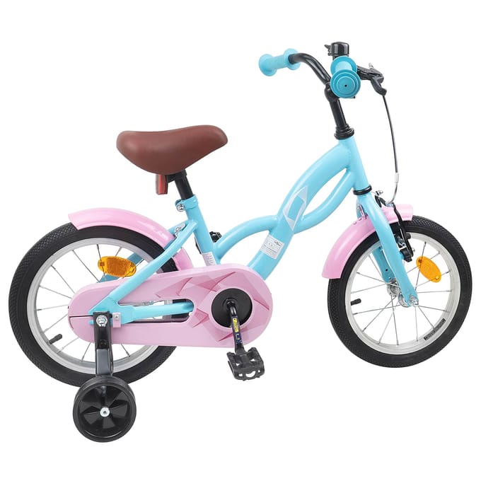 vidaXL - Kinderfiets - 12 - Inch - voor - 2-4 - jaar - oud - Lichtblauw