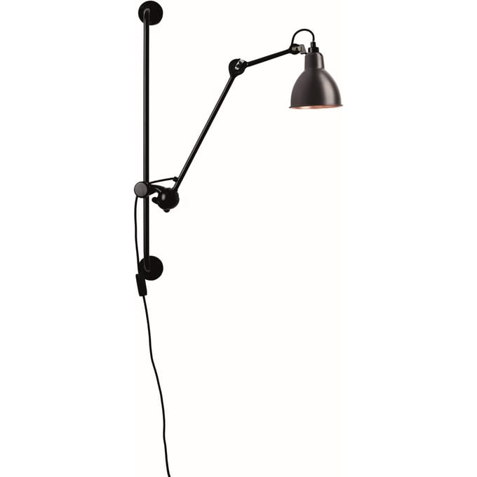 DCWéditions - LAMPE GRAS N°210 wandlamp - zwart/koper - rond