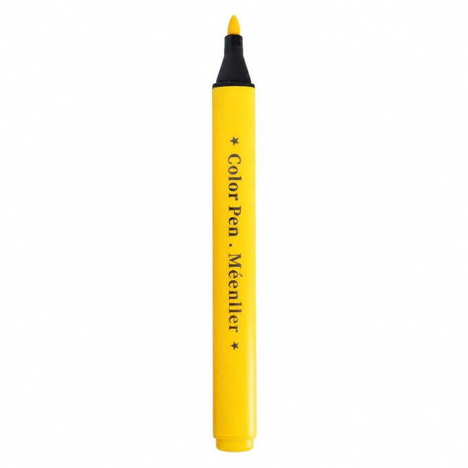 Kinder-Aquarellstift – Mittelgelb – Auswaschbar – Großes Tintenvolumen – Einzelstift in Basisverpackung