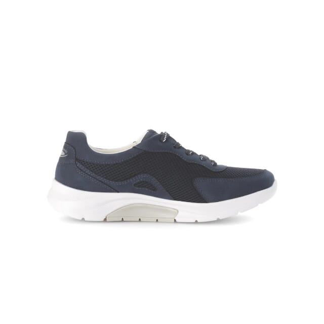 Gabor rollingsoft sensitive 66.923.26 - dames rollende wandelsneaker - Blauw - maat 35 (EU) 2.5 (UK)