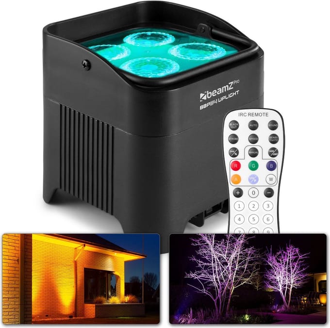 Uplighter - BeamZ BBP54 Uplight met 4x 12W LED's - Waterdicht (IP65)