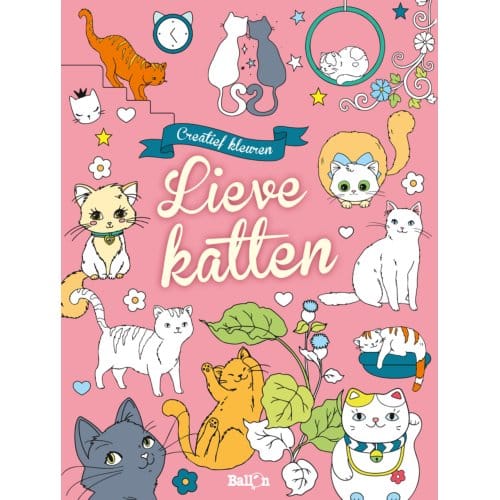 Ballon Media N.v. Creatief Kleuren - Lieve Katten