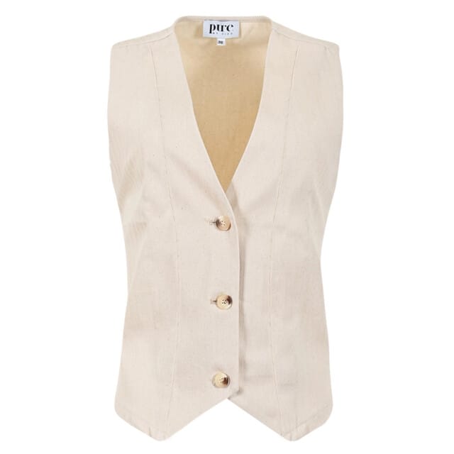 Zizo Rowani gilet sp25.rwi.014 coconut milk