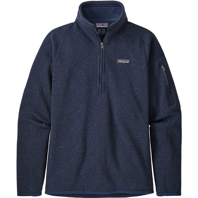 Patagonia Better Sweater 1/4 Half-Zip Fleece Trui blauw