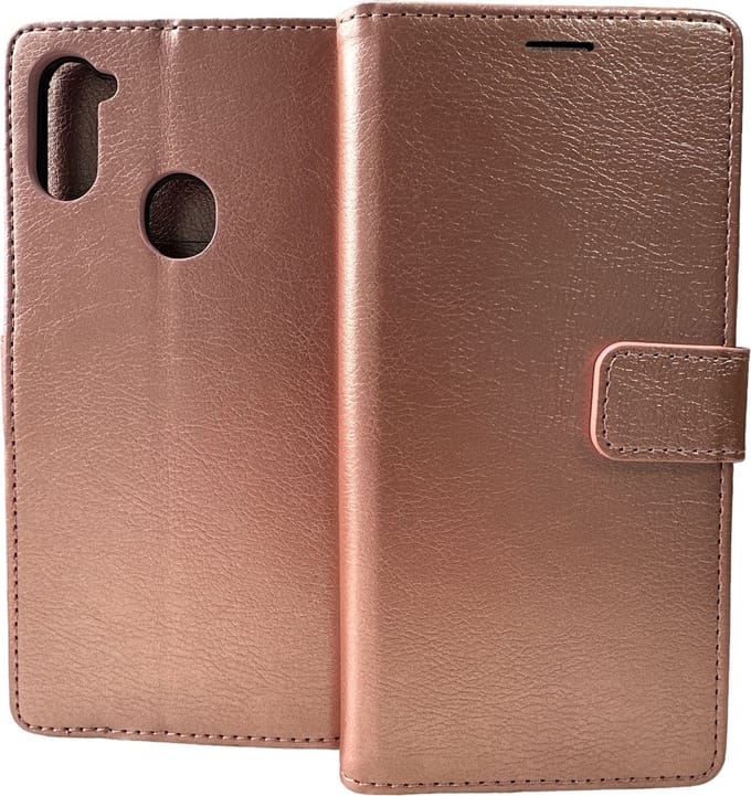 Portemonnee Book Case Hoesje Geschikt voor: Samsung Galaxy A21 - Rosegoud