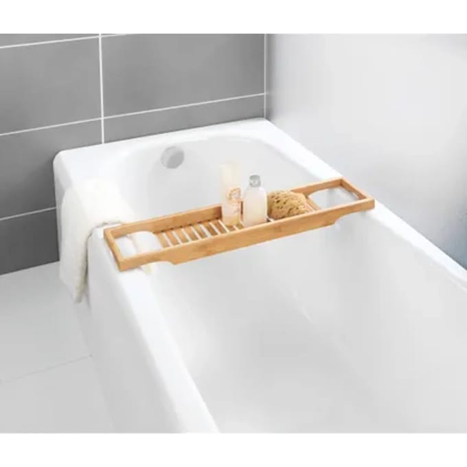 WENKO Badbrug Bambusa 70x16cm bamboe - Badplank - Badrek