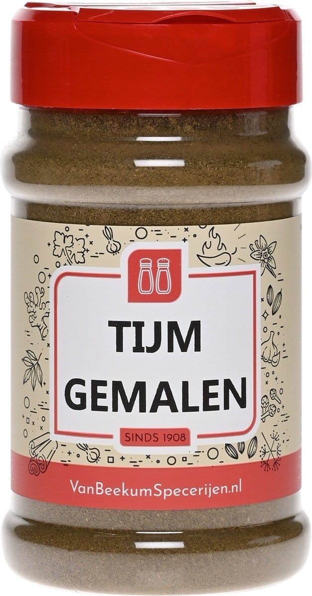 Van Beekum Specerijen - Tijm Gemalen - Strooibus 100 Gram
