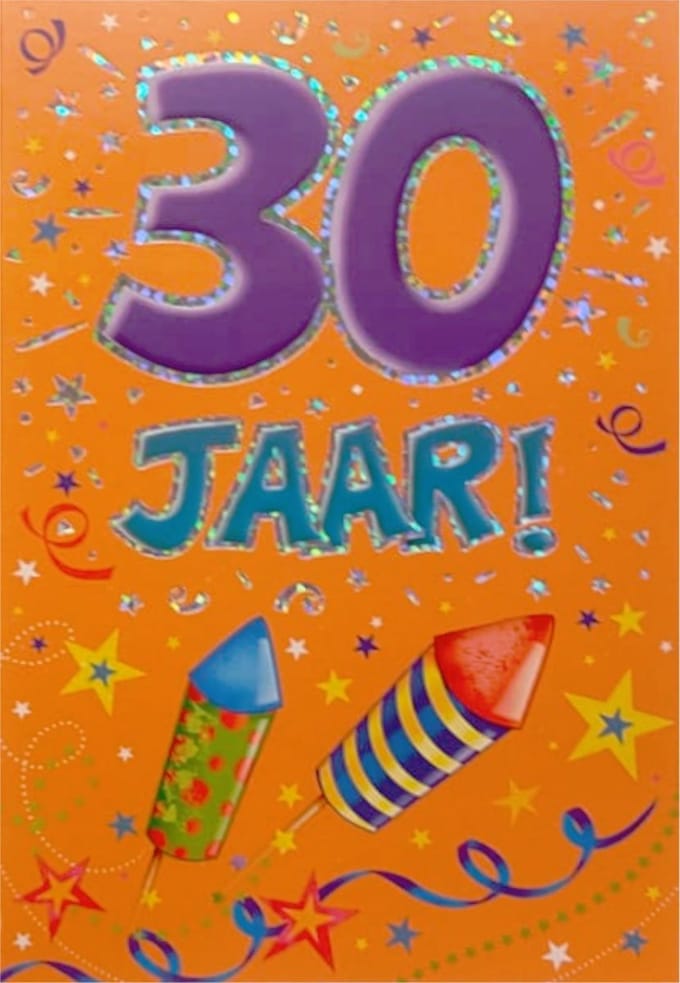 Verjaardagskaart - That Funny Age - 30 jaar - Met Envelop - Per stuk