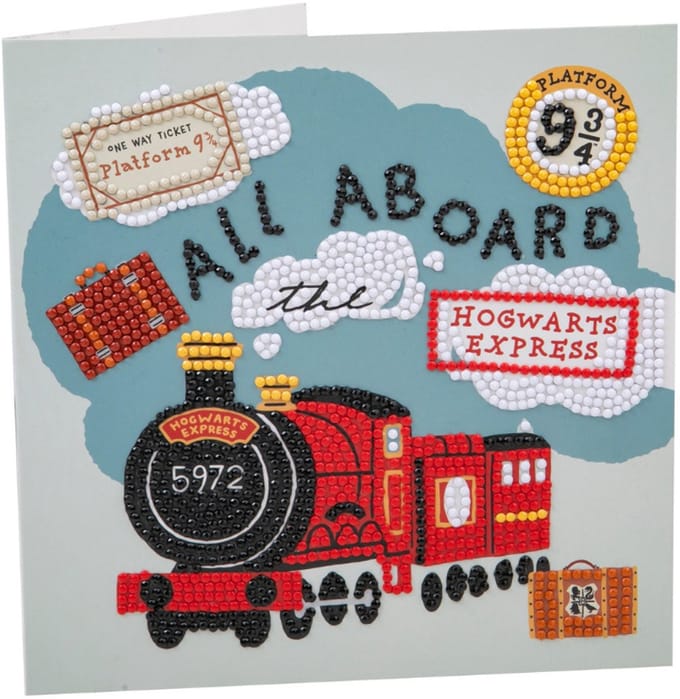Crystal Card Kit | Diamond painting Warner Brothers: The Hogwarts Express