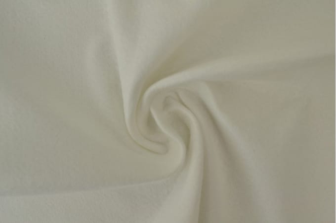 Vilt stof - 3mm dik vilt - 1 meter - Per meter - Gebroken wit