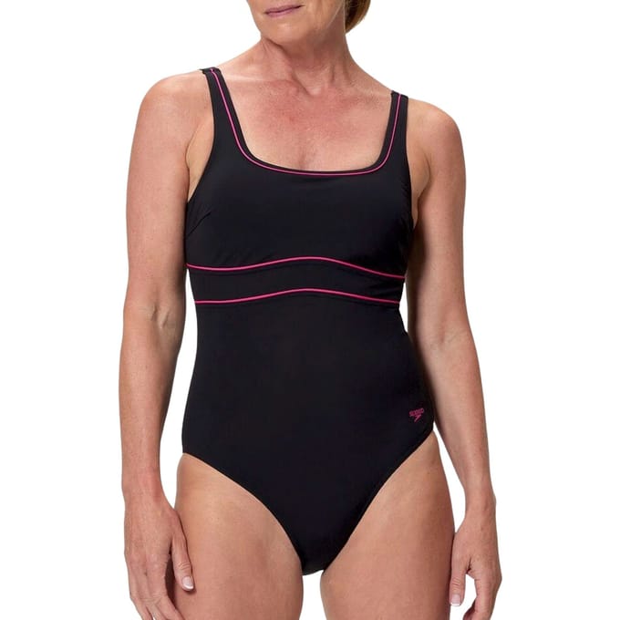 SPEEDO - solid contour eclipse 1p - Wedstrijd badpak dames - Zwart