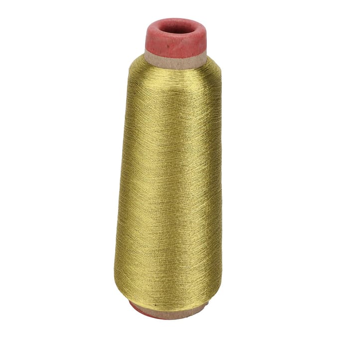 Fil à coudre Résistant Fils de polyester ménagers pour Projet de machine à broder DIY(Or ) or