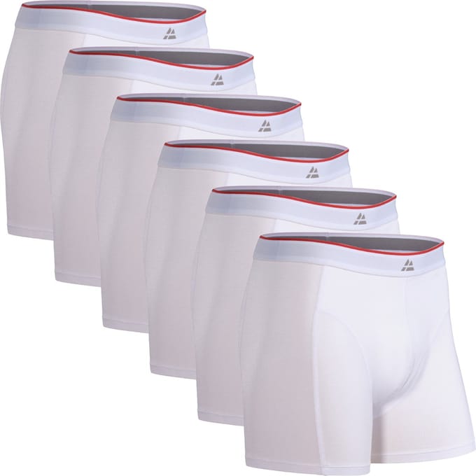 DANISH ENDURANCE Bamboe Boxershorts - Comfortabel Ademend Ondergoed - Heren - 6 paar - M