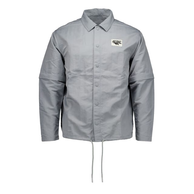 Hi-tec Hts74 Lm Zip-off Shirt Lange Mouw Overhemden Grijs Htsa01004