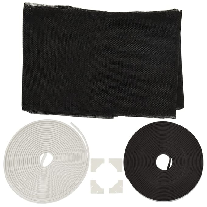 vidaXL - Insectenhor - voor - ramen - magnetisch - 100x120 - cm - wit