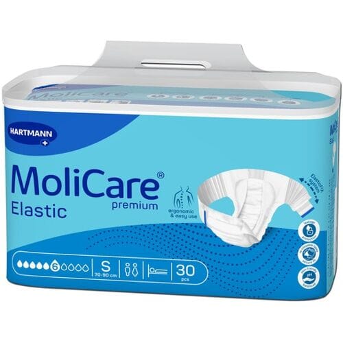 Hartmann Molicare Premium Slip Elastic 6 druppels Medium - 6 pakken van 30 stuks
