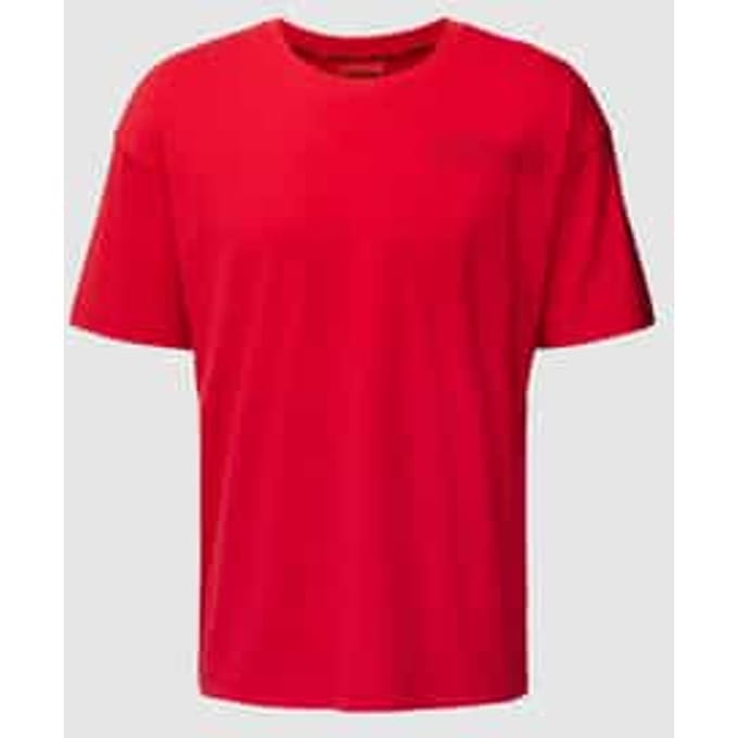 T-shirt met labelprint model 'Unite'