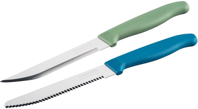 Set van 2 officemesjes en ontbijtmessen 22,5 cm Nirosta Elemental